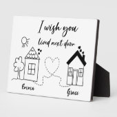 Mijn beste vriend Mijn ziel Zuster Verjaardag Fotoplaat (Zijkant)