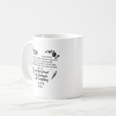 Mijn beste vriend mijn zielgenmaatshirt koffiemok (Voorkant links)