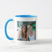 Mijn beste vriend, mijn zus, gepersonaliseerde fot mok (Links)