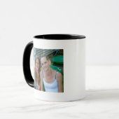 Mijn beste vriend, mijn zus, gepersonaliseerde fot mok (Voorkant links)