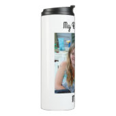 Mijn beste vriend, mijn zus, gepersonaliseerde fot thermosbeker (Gedraaid links)
