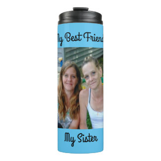 Mijn beste vriend, mijn zus, gepersonaliseerde fot thermosbeker