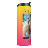 Mijn beste vriend, mijn zus, gepersonaliseerde fot thermosbeker (Gedraaid links)