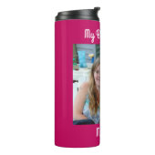 Mijn beste vriend, mijn zus, gepersonaliseerde fot thermosbeker (Gedraaid links)