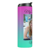 Mijn beste vriend, mijn zus, gepersonaliseerde fot thermosbeker (Gedraaid links)