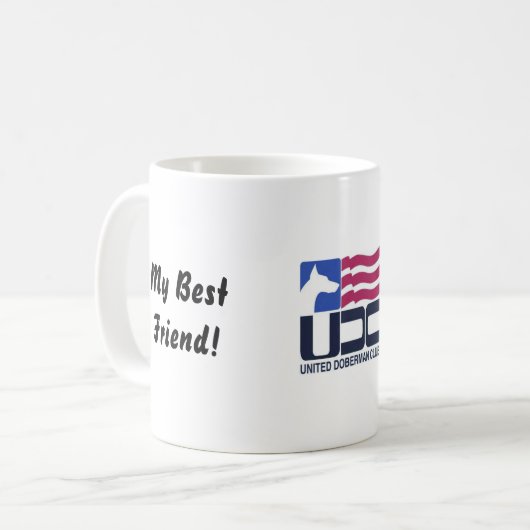 Mijn beste vriend Mok (Voorkant links)