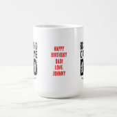 Mijn beste vriend noemt me DAD Happy Birthday Mok (Center)