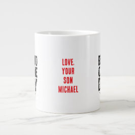 MIJN BESTE VRIEND NOEMT ME PAPA liefdevolle gift v Grote Koffiekop