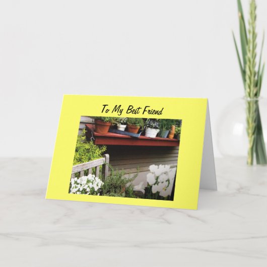 MIJN BESTE VRIEND OP JE 50E VERJAARDAG KAART (Voorkant)