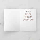 **MIJN BESTE VRIEND** OP JE VERJAARDAG KAART (Binnen)