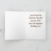 **MIJN BESTE VRIEND** OP JE VERJAARDAG KAART (Binnen)