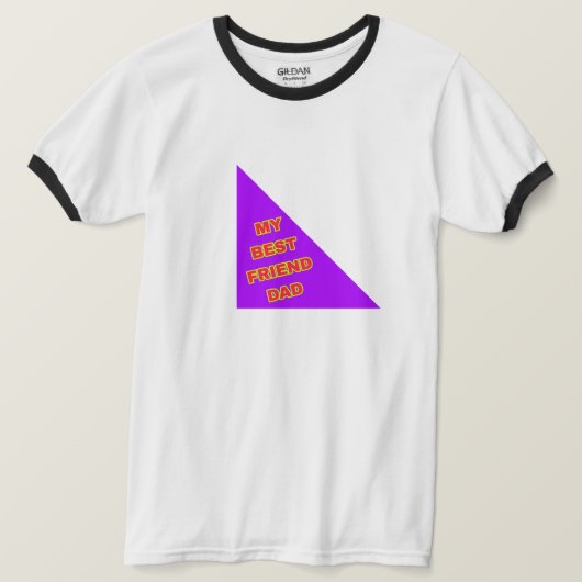 MIJN BESTE VRIEND PA GOEDE KWALITEIT TOPJES T SHIR T-SHIRT (Design voorkant)