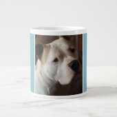 Mijn beste vriend Pet Dog Foto gepersonaliseerd Grote Koffiekop (Voorkant)