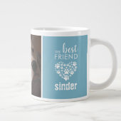 Mijn beste vriend Pet Dog Foto gepersonaliseerd Grote Koffiekop (Rechts)