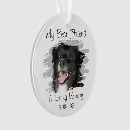Mijn beste vriend | Pet Memorial Ornament (voorkant)