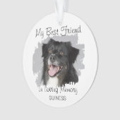 Mijn beste vriend | Pet Memorial Ornament (voorkant)