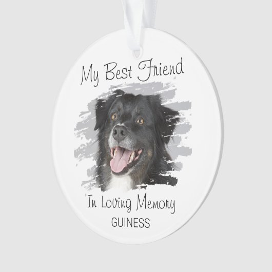 Mijn beste vriend | Pet Memorial Ornament (voorkant)