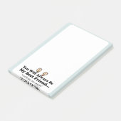 Mijn beste vriend post-it® notes (Schuin)
