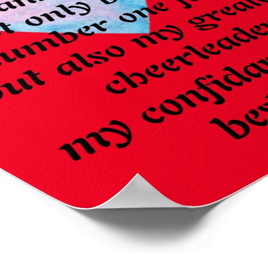 Mijn beste vriend Poster (Hoek)