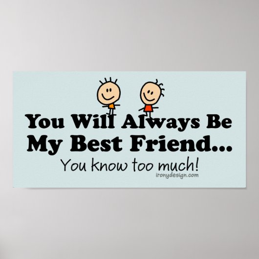 Mijn beste vriend poster (Voorkant)