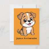 Mijn Beste Vriend Puppy - Uitnodiging Verjaardag (Voorkant)