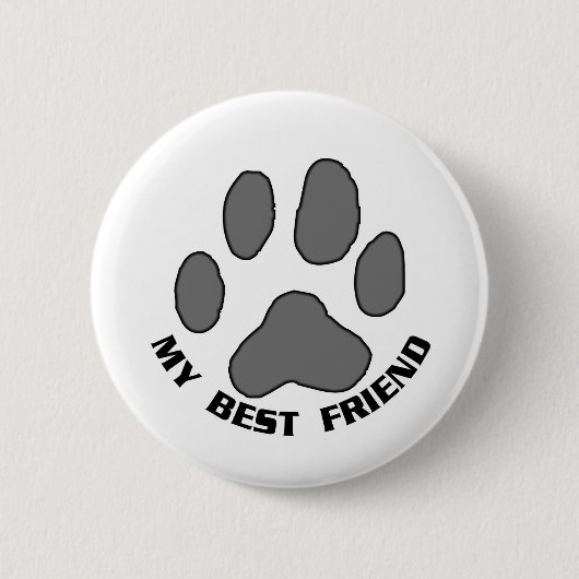 Mijn beste vriend ronde button 5,7 cm (Voorkant)