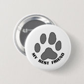 Mijn beste vriend ronde button 5,7 cm (Voorkant /achterkant)