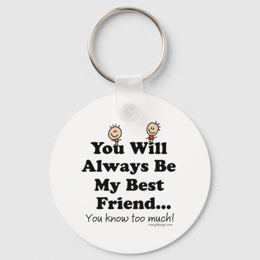 Mijn beste vriend sleutelhanger (Achterkant)