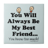 Mijn beste vriend tegeltje (Voorkant)