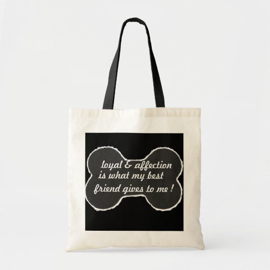 mijn beste vriend tote bag (Voorkant)