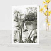 MIJN BESTE VRIEND VERHOOGT MIJN VERSCHILLENDE BIKE KAART (Gele Bloem)