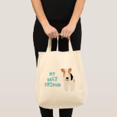 Mijn beste vriend Wire Fox Terrier Tote Bag (Voorkant (product))