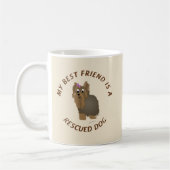 Mijn beste vriend (Yorkshire Terier) Koffiemok (Links)