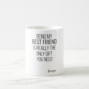 Mijn beste vriend zijn is echt het enige cadeau da koffiemok
