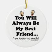 Mijn beste vrienden in Keepasoeramenten Keramisch Ornament (Voorkant)