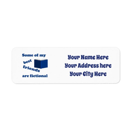 Mijn beste vrienden zijn Fictional Labels (Voorkant)