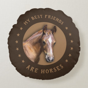 Mijn beste vrienden zijn paarden rond kussen