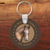 Mijn beste vrienden zijn paarden sleutelhanger (Achterkant)