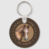 Mijn beste vrienden zijn paarden sleutelhanger (Achterkant)
