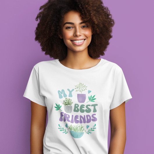 Mijn beste vrienden zijn Planten T-shirts