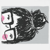 Mijn beste vriendin Sara Fleece Deken (Voorkant (Horizontaal))