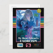 Mijn beste vriend's Exorcisme  VHS Hoesje Briefkaart (Voorkant / Achterkant)