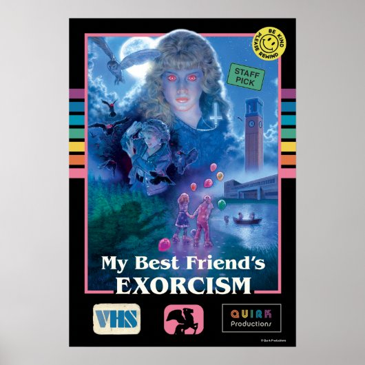 Mijn beste vriend's Exorcisme  VHS Hoesje Poster (Voorkant)