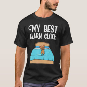 Mijn beste wekker hond Yorkshire Terrier T-shirt