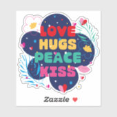 Mijn beste wensen. sticker (Vel)