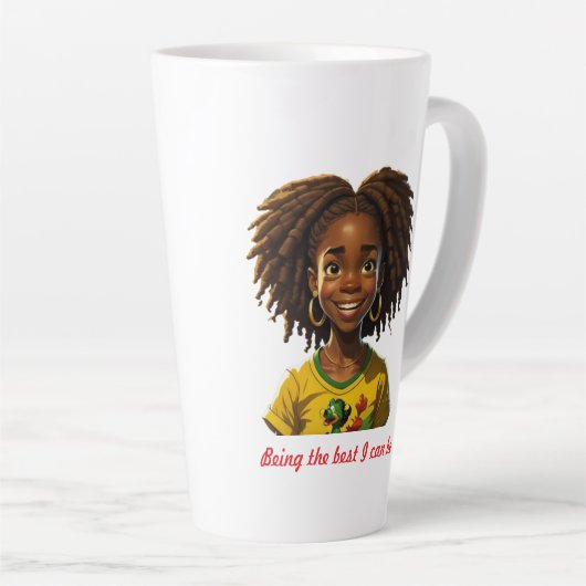 Mijn beste zijn latte mok (Rechterhoek)