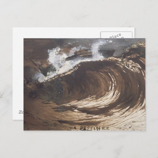 Mijn bestemming, 1857 briefkaart (Voorkant / Achterkant)