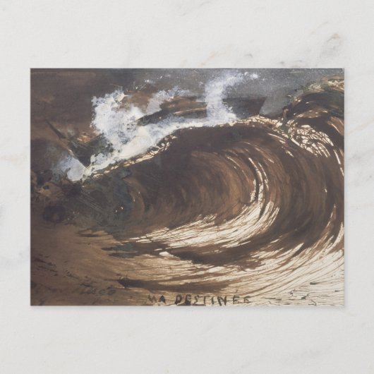 Mijn bestemming, 1857 briefkaart (Voorkant)