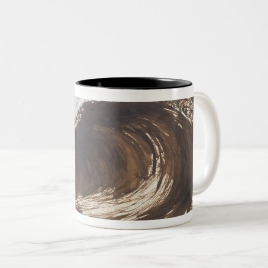 Mijn bestemming, 1857 tweekleurige koffiemok (Voorkant rechts)