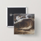 Mijn bestemming, 1857 vierkante button 5,1 cm (Voorkant /achterkant)